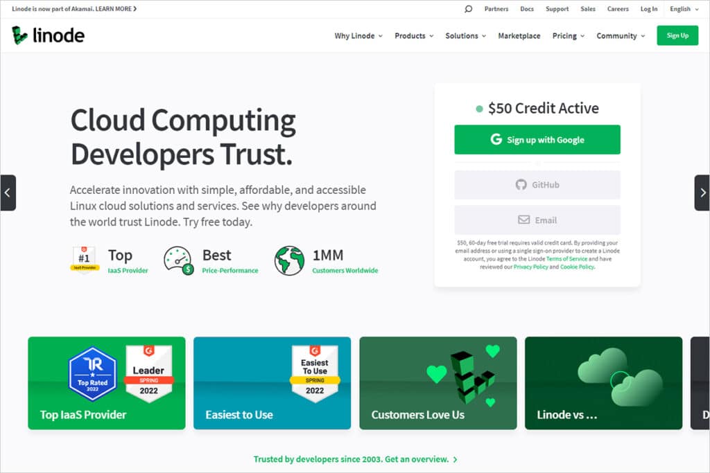 VPS 主机商 Linode 官网 VPS 主机商 Linode 官网